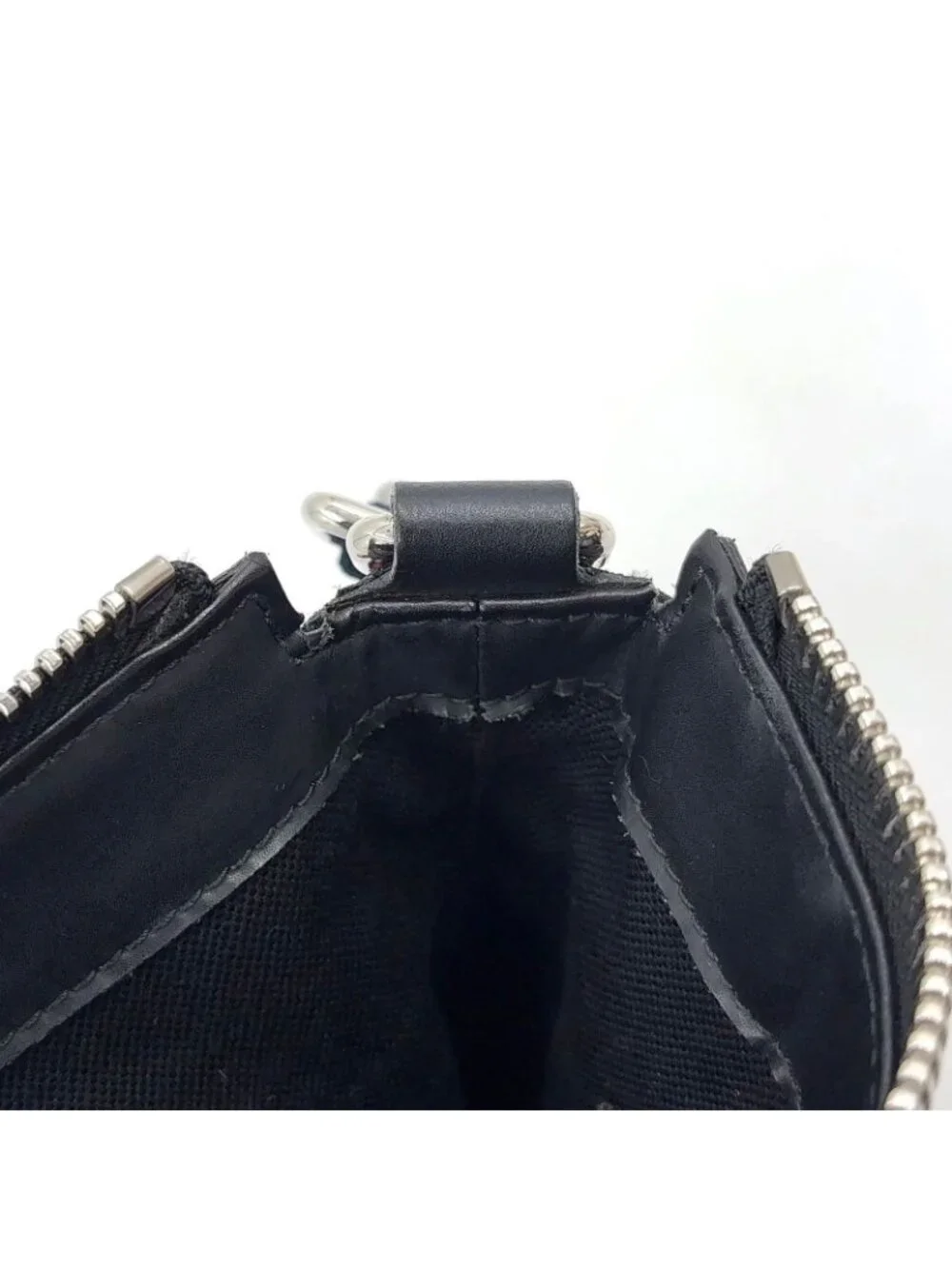 Gucci GG Supreme Small Messenger Bag Leather Navy Black Red Silver
